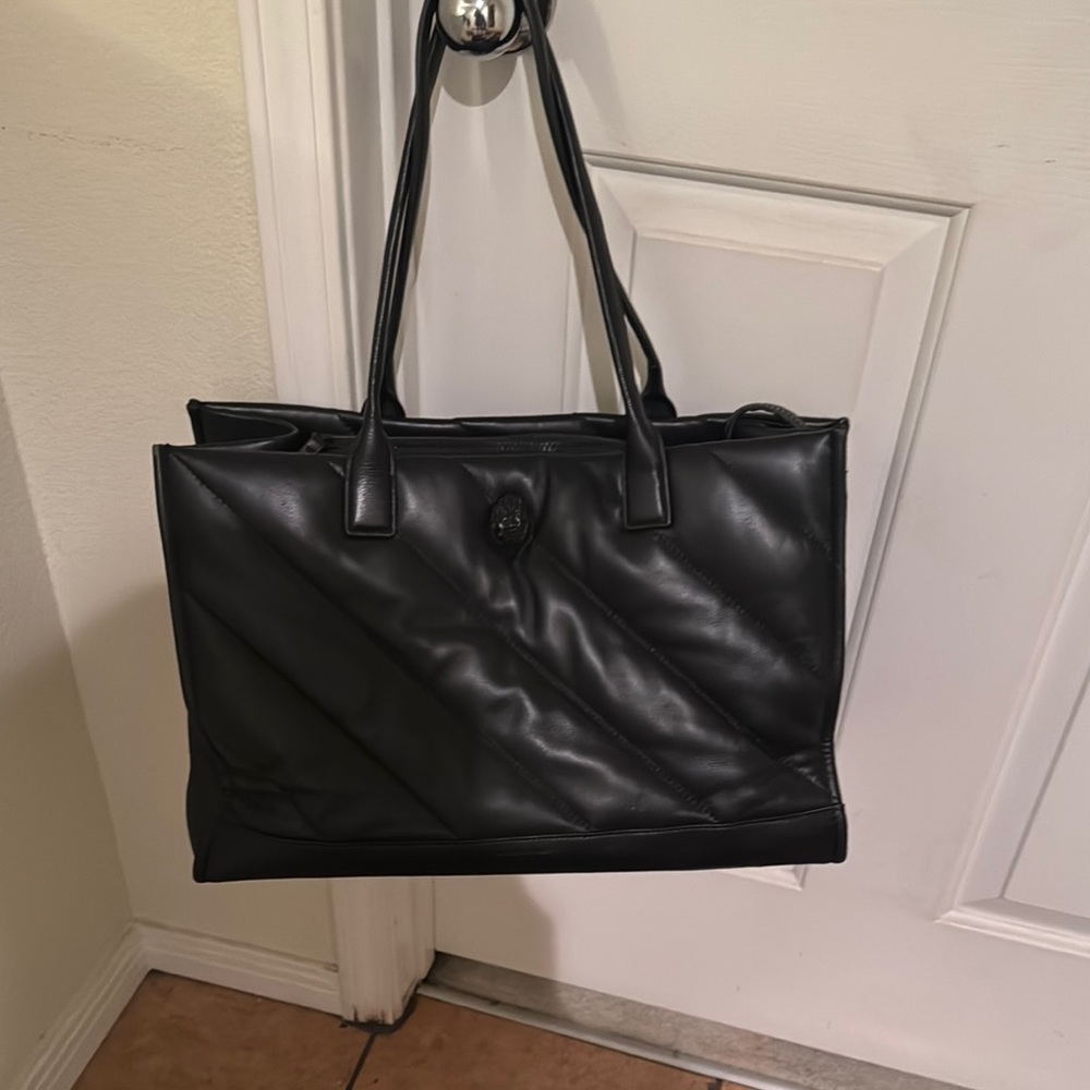 Kurt Geiger Black Quilted Tote